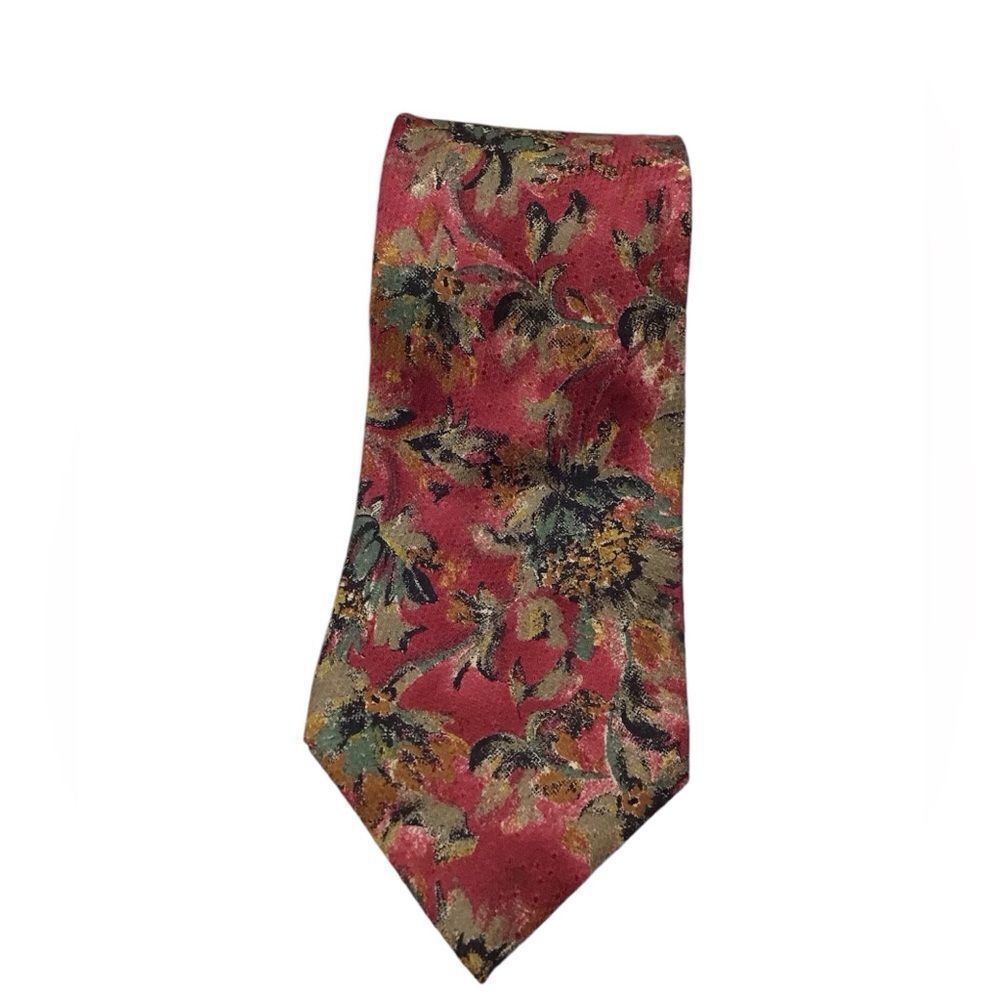 Givenchy Vintage Floral Print Necktie